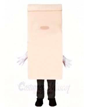 Carrying Paper Bag Mascot Costumes  