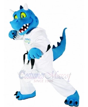 Blue Kung Fu Dragon Mascot Costumes