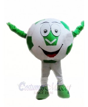 Green Ball Football Mascot Costumes 