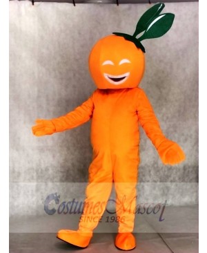 Smiling Navel Orange Mascot Costumes Fruit Plant
