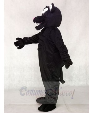Black Muscle Panther Mascot Costumes Animal