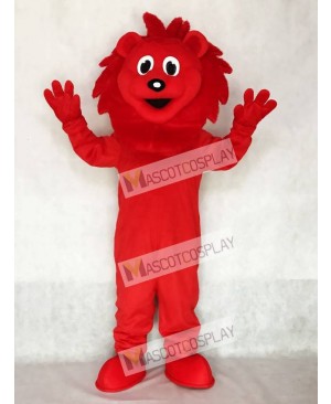 Red Lion Mascot Adult Costume Animal