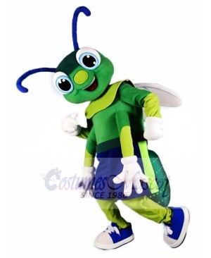 Green Firefly Mascot Costumes Insect