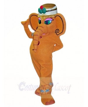 Cute Brown Elephant Mascot Costumes Animal