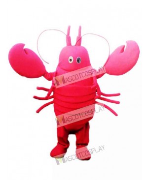 Red Crayfish Mascot Costume Seafood