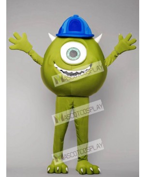 High Quality Adult Green Monster Mike Mascot Costume
