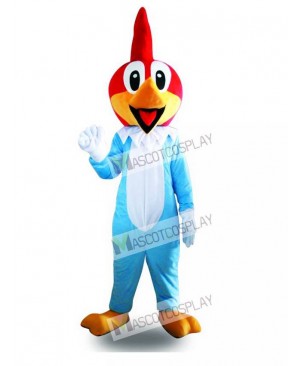 Funny Blue Duck Mascot Costume