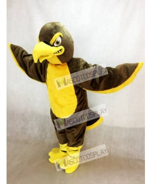 Brown Hawk Falcon Mascot Costume Animal