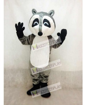 Grey Raccoon Mascot Costume Animal