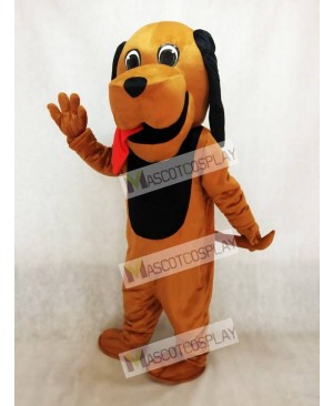 Red Tongue Hound Dog Mascot Costume