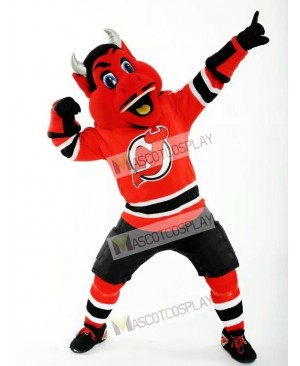 N.J. Devil of the New Jersey Devils Mascot Costume