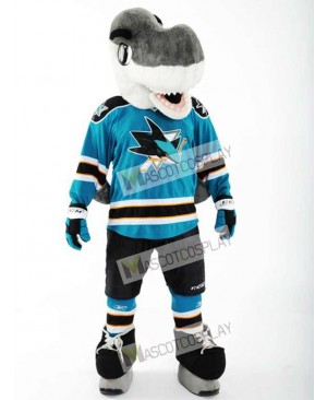 S.J. Sharkie of the San Jose Sharks Mascot Costume Shark