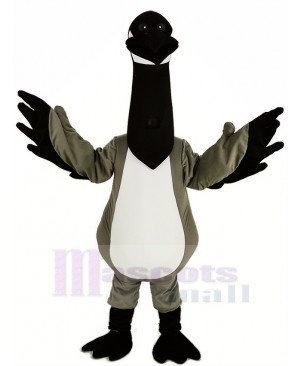 Black Head Canada Goose Mascot Costume Animal	