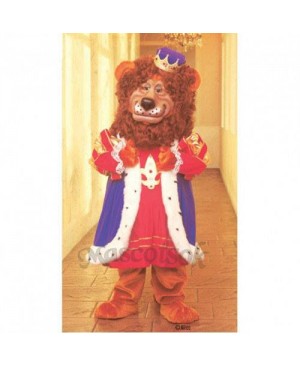 Cute Louie Lion Mascot Costume