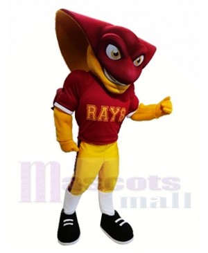 High School Power Stingray Mascot Costume 
