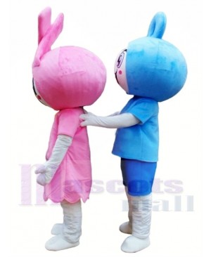 Lovely Schoolboy & Schoolgirl Mascot Costume For Adult 