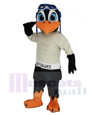 Skyhawk mascot costume