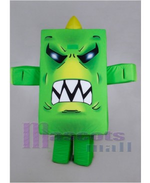 Cube Monster Mascot Costume