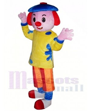 Cute Clown Mascot Costume