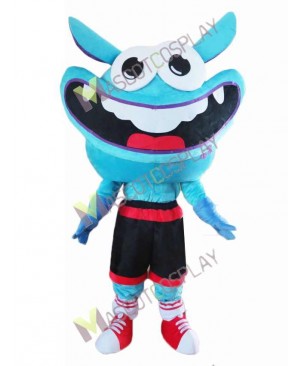 Blue Smile Bugs Mascot Costume