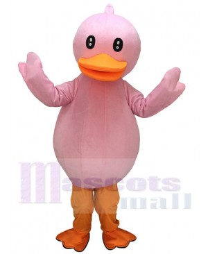 Pink Duck Mascot Costume Pinky Ducky Mascot Costume