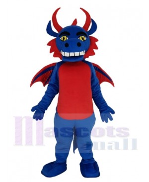 Blue and Red Flying Dragon Mascot Costume Animal
