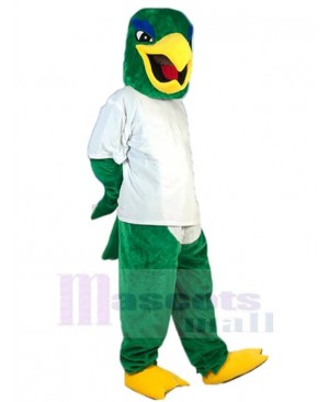 Cool Green Eagle Hawk Mascot Costume Animal