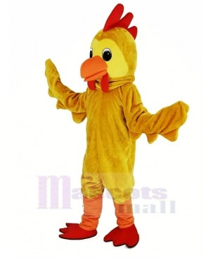 Yellow Cock Rooster Mascot Costume