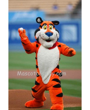 Tony the Tiger Mascot Character Costume Fancy Dress Outfit
