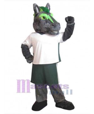Mustang Horse mascot costume