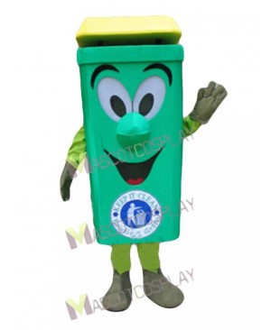 High Quality Waste Ash Bin Mascot Costume Environment Protection Cartoon Recycle Can