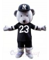 Grey Teddy Bear Mascot Costume