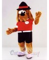 Coffee Dog Mascot Costume