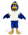 Blue Falcon Mascot Costume Character Eagle Bird