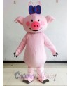 Character Adult Cute Pink Pig Mascot Costume
