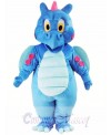 Cute Blue Dragon Mascot Costume
