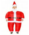 Santa Claus Inflatable Halloween Christmas Xmas Mascot Costumes Cartoon For Kids