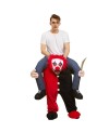 Horrible Clown Carry me Ride on Halloween Christmas Costume for Adult 