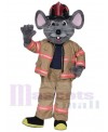 Fire Mouse mascot costume