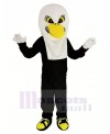 White Eagle with Black Coat Mascot Costume Adult