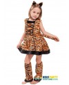 Tiger Girl Child Animal Carnaval Costumes For Kids Cute Head band Children Cosplay Lovely
