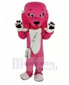 Pink Dog Mascot Costume Animal