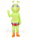 Green Alien Mascot Costumes 