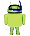 Android with Snorkel Mascot Costumes  