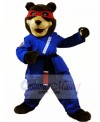 Black Belt Taekwondo Bear Mascot Costumes