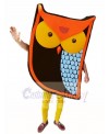 Cartoon Orange Owl Mascot Costumes Animal  