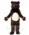 Fluffy Black Bear Mascot Costumes Animal