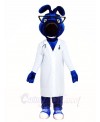 Blue Dog Doctor Mascot Costumes Animal 