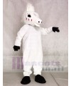 Cute White Horse Mascot Costumes Animal  