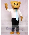 New Bruce Bear with Tie Mascot Costumes Animal